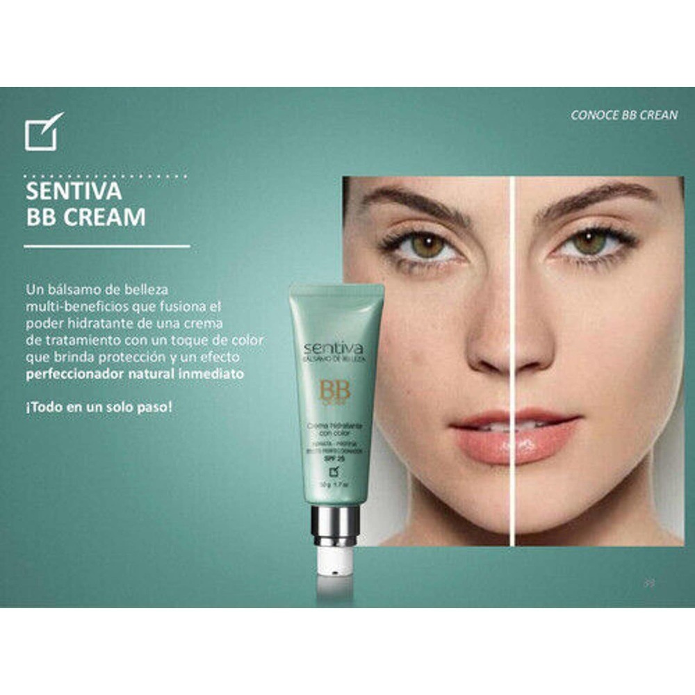 Yanbal Sentiva Moisturizing BB Cream SPF 25 PA+++ / Crema Hidratante con Color